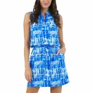 IBKUL Blue and White Dress